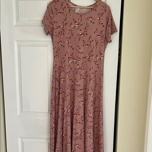 Acting Pro Pink Flutter Sleeve Maxi Sundress